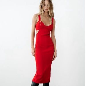 ZARA Cutout Dress
